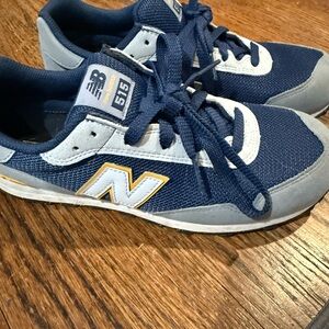 New Balance 515 Blue and White Sneakers